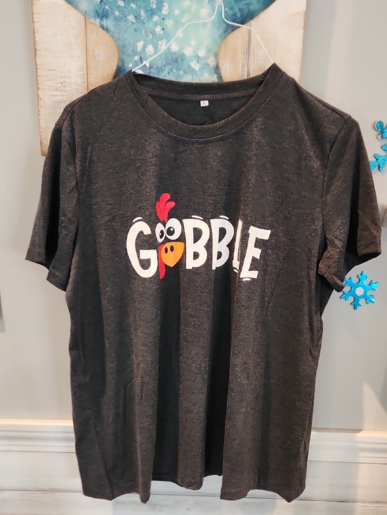 Tops - NWOT GOBBLE Women's Sz XL Dark Gray T-shirt